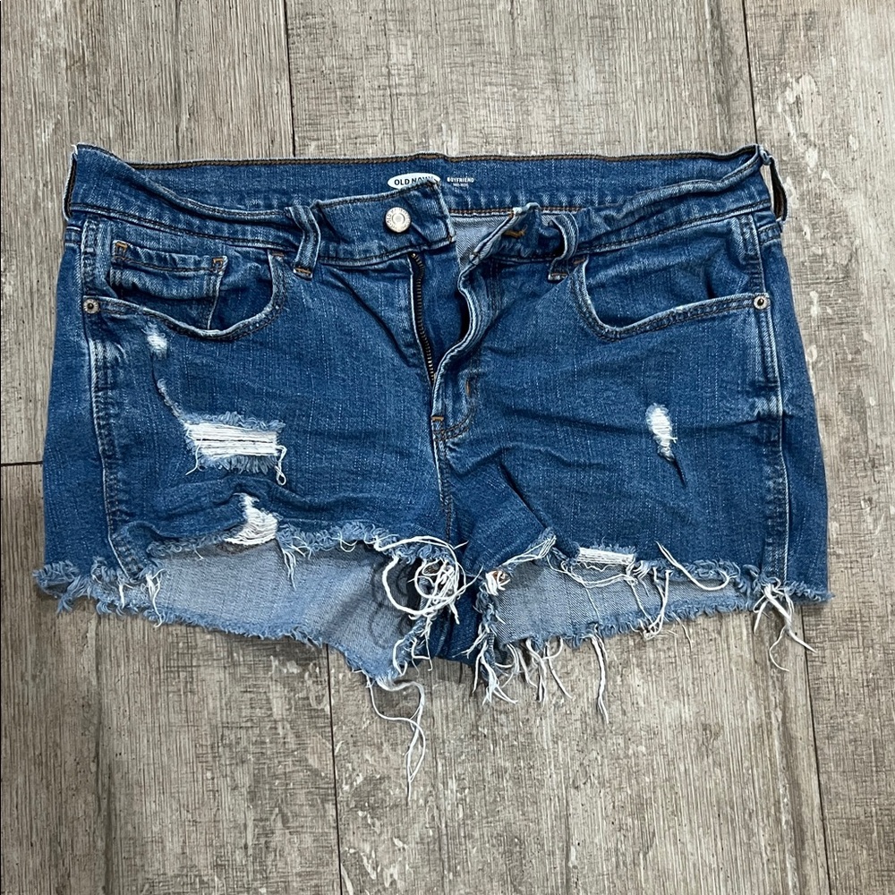 Old Navy Distressed Denim Jean Shorts